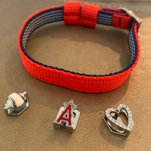 KEEP collective reversible nylon charm bracelet